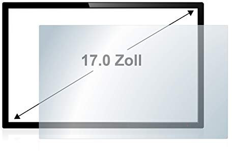 BROTECT 17 Schutzfolie für Touch-Panel PCs mit 17,0 Zoll (43.2 cm) [368 x 229 mm, 16:10] - Klare Displayschutz-Folie Made in Germany