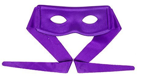 Turtle/Ninja-Stil Gesicht Maske Wählen Sie Ihre Farbe/Charakter - Lila Donatello