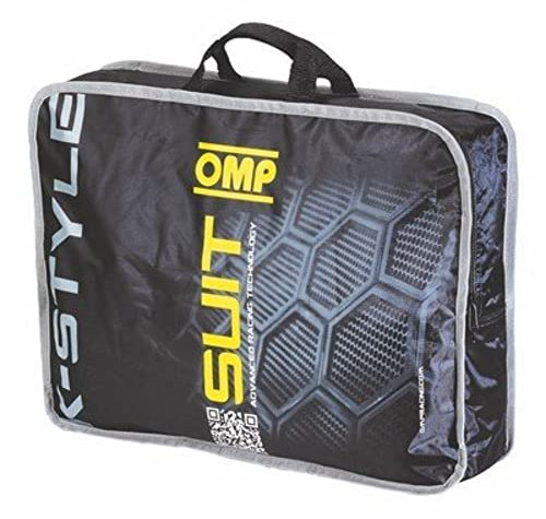 Omp OMPX/683/BK Karting Affe-Tasche Schwarz/Rot/Weiß 52