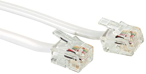 VALUE RJ12-Telefonkabel 6P4C, grau, 6 m