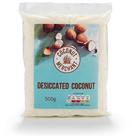 Coconut Merchant Organic Desiccated Baking, 500g