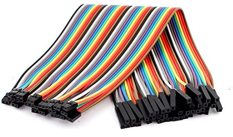 sourcing map 20Pcs 1P 2.54mm to 2P 2.0mm Female Jumper Cables Wire 20cm