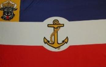 Flagge Fahne Deutsches ReichLotsenfahrzeuge Binnengewässer Mecklenburg 90x150cm