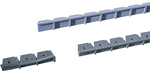 Auhagen 41200.0 - Bahnsteigkanten, 241 x 13 mm, bunt