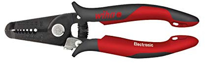 Wiha Z49218003SB Electronic Wire Stripper Wide Long, Red/Black, 180 mm