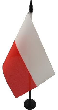 AZ FLAG - Tischflagge Polen - 15x10 cm - Polnische Tischfahne 10 x 15 Cm - Flaggen