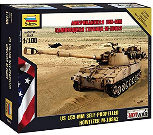 Zvezda 500787422 – 1: 100 US Self Propelled Gun M/43