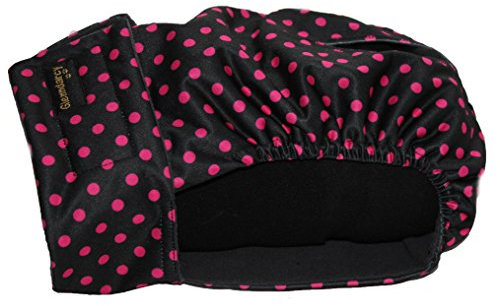 Glenndarcy Weibliche Hundehosen - Waschbar - Black Pink Dots Large Pants only