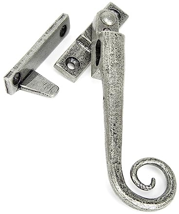 From The Anvil Pewter Locking Night-Vent Monkeytail Fastener - RH