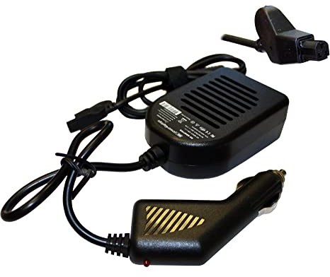 Power4Laptops DC Adapter Laptop Car Charger Compatible With Dell Latitude C840