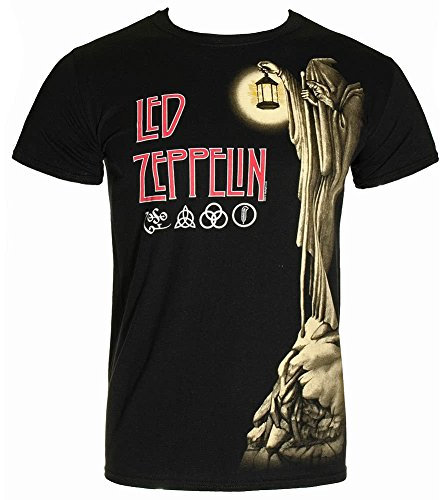 Led Zeppelin Hermit T Shirt (Schwarz) - X-Large