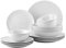 Rosenthal Mesh White Geschirrset – 16 teilig für 4 Personen, Kombiservice aus Porzellan, Modernes Geschirr Weiß