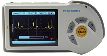 ChoiceMMed MD100E Farbe Tragbare Handheld EKG Herz Monitor Deluxe Set von HomeCareWholesale