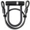 AXA Newton U-Lock Pro Mini Cable - Black, 140 x 16 mm