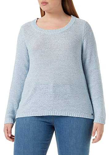 Only Femme Onlgeena Xo L/S Pullover Knt Noos Pull, Bleu (Cashmere Blue Cashmere Blue), XS EU