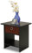 Furinno Comodino, Legno, Marrone (Espresso/Brown)