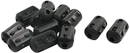 sourcing map 4,5-5 mm Stromkabel zylindrische EMI Entstörstecker Ferritkern Filter 12 pcs