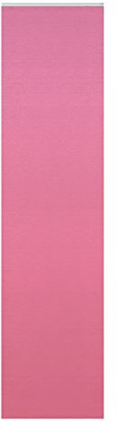 Flächenvorhang Schiebegardine halbtransparent Wildseide Optik Uni Schiebevorhang ca. 60x245 cm Vorhang Gardine #1135 (rosa)