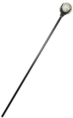 W WIDMANN MILANO Party Fashion, Bâton de sorcière coloré, longueur idéale de 122 cm, accessoire indispensable pour costumes, polyvalent pour Halloween et carnavals, dimensions pratiques