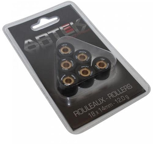 Galet rouleau de variateur Artek compatible avec Scooter Peugeot 125 Tweet 2011 à 2020 18x14 12Grs