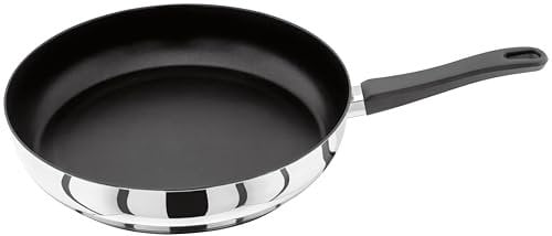 Judge Vista Stainless Steel Non-Stick Extra Large Skillet Frying Pan 30cm, Induction Ready, Oven Safe
