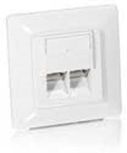 Equip RJ45 Dose 2xRJ45 Cat5e Aufputz, reinweiss