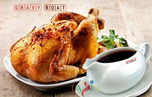 Apollo Gravy Boat 550ml Saucer, Multi-Colour, 21x9.1x14, 2359
