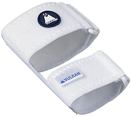 Vulkan Tennis Elbow Brace, Arm Brace with Compression Pad for Medial & Lateral Epicondylitis, Comfortable Arm Support with Pressure Pads & Two Cuffs, Tennis & Golfers Elbow Pain Relief, X-Small