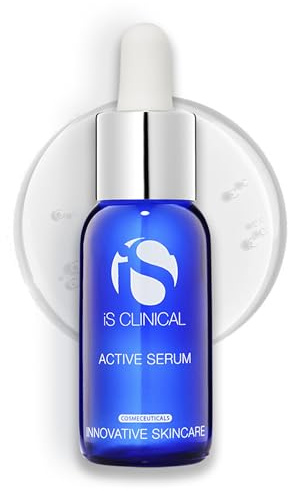 iS CLINICAL Active Serum - Helps visibly even skin tone, Excellent for acne-prone skin, Anti-Aging, Face Serum, 1 Fl Oz
