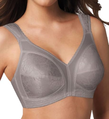 Playtex Women's 18 Hour Ultimate Shoulder Comfort Wireless Bra US4693, Warm Steel, 44DD