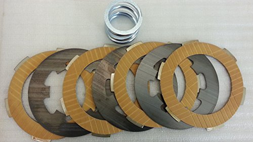 Frizione compatibile con vespa 50/125/130 ape 50 1 serie carbonio racing 4 dischi + molla rinforzata
