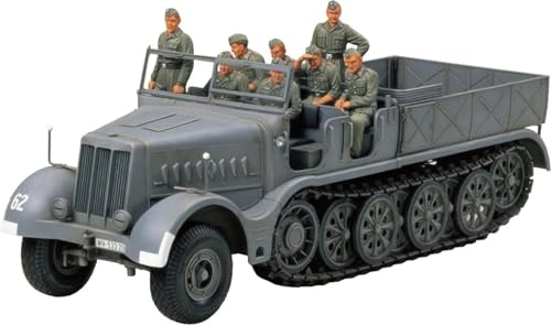 TAMIYA 300035239 – 1:35 WWII Special Automotive 9 Famo Half Chain, 18 Ton (8)