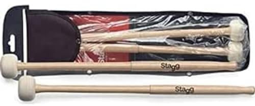 Stagg SMTIM F38 Baguettes Timbales - Tête ronde en feutre 38 mm