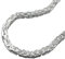 Kette ca.5mm Königskette vierkant glänzend Silber 925 55cm