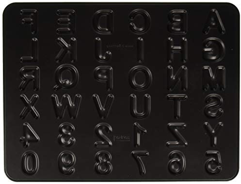 Zenker ABC 123 Backform, antihaftbeschichtet, Karbonstahl, 36 Stück