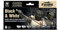 Vallejo Model Color Lot de 8 Pots de Peinture Acrylique Noir/Blanc Couleurs Assorties