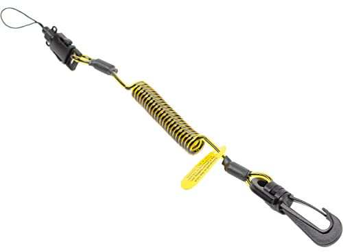 3M - EXT-C2LCOIL-10PK DBI-SALA Fall Protection for Tools,1500060,Clip2Loop Coil Tether for Small Objects, Swivel Snap for Any D-Ring Attachment, Side Release Loop,10-Pack