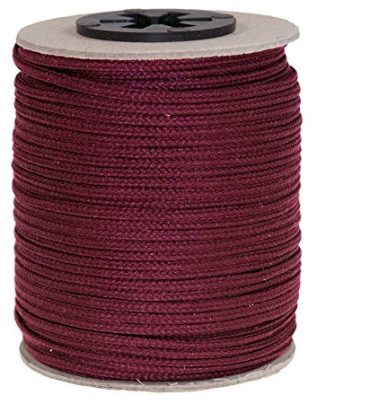 50 Meter Polyesterschnur Flechtschnur 2mm, 8-Fach geflochten, Kumihimo Flechten, 30 Farben