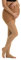 Relaxsan M2190A (Beige 4-XL) Collant de contention de grossesse Classe 2 (23-32 mmHg) en microfibre pied ouvert