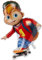 GRABO - Folienballon Alvin, mehrfarbig, 9352672