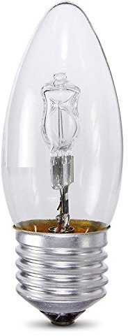 Crompton Lamps – Lampadina candela alogena, B15d Bianco Caldo, trasparente 42.00 wattsW, 240.00 voltsV