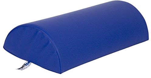 Sport-Tec Halbrolle Lagerungsrolle Lagerungskissen mit Kunstlederbezug 50x25x12,5 cm