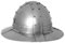 Battle-Merchant Eisenhut mit Bändern, 14. Jahrhundert, 1,6 mm Stahl