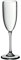 Guzzini Flute, 140 cc Happy Hour, Trasparente, Ø7 x h20 cm