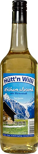 Hütt'n Willi - Williams-Christ-Birnenbrand m. reinem Birnensaft 25% VOL. 700ml (1)