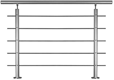 Aluminium Geländer Basis Set Bodenmontage (AB6 Alu eloxiert)