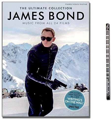 James Bond: The Ultimate Collection - Music from All 24 Films arrangiert für Klavier, Keyboard, Gitarre und Gesang [Musiknoten - Ausgabe November 2015] mit Musik-Bleistift