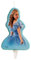 Dekora - 2D Geburtstagskerzen von Cinderella für Mädchen Kuchen - 8 cm