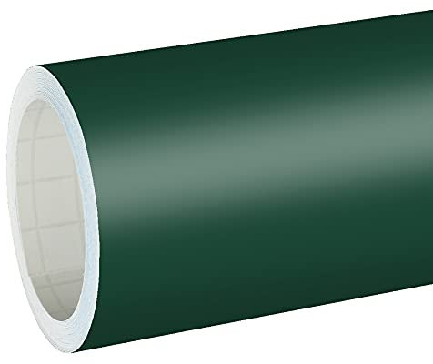 Unbekannt 5,08€/m² Rapid Teck® Matt Folie - 060 Dunkel Gruen - Klebefolie - 5m x 1,26m - Folie Matt Plotterfolie - Klebefolie selbstklebend - auch als Moebelfolie - Dekofolientage