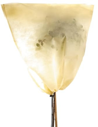 Bio Green Kübelpflanzensack S | 80 x 60 cm | Frostschutz | Reißfest | Winterschutz für Topfpflanzen | Schutzhülle Kübelpflanzen | Pflanzenschutz